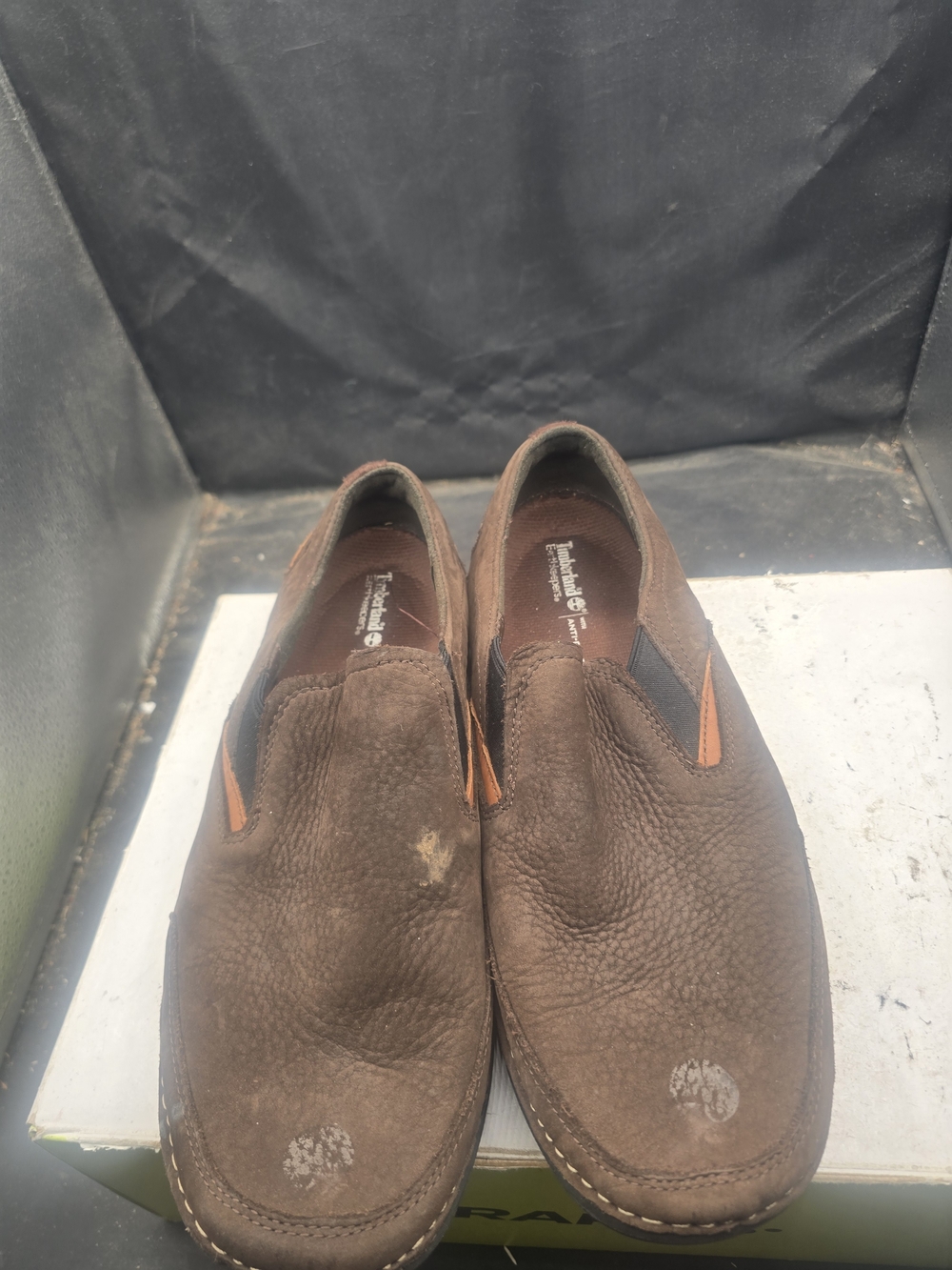 Timberland Men’s Brown Slip-On Leather Loafers